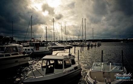 The marina in Tammisaari, Finland