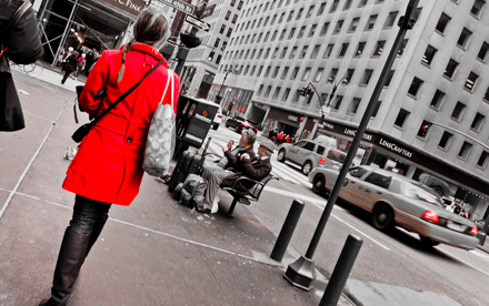 Woman in Red